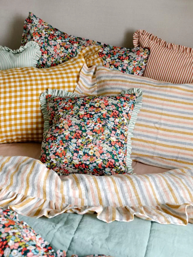 Sweet Wrapper Pillowcase - 'Seaside Stripe'
