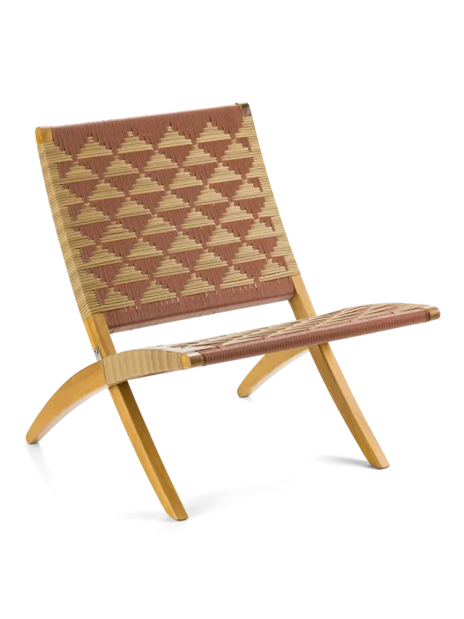 Burnt ochre lounge chair main image