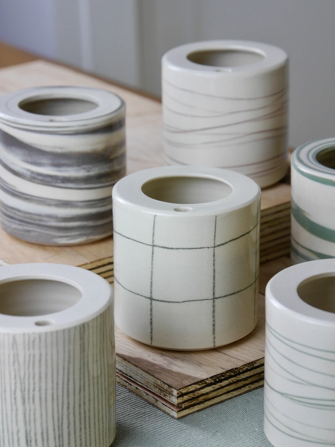 Selection of to-go coffee cups