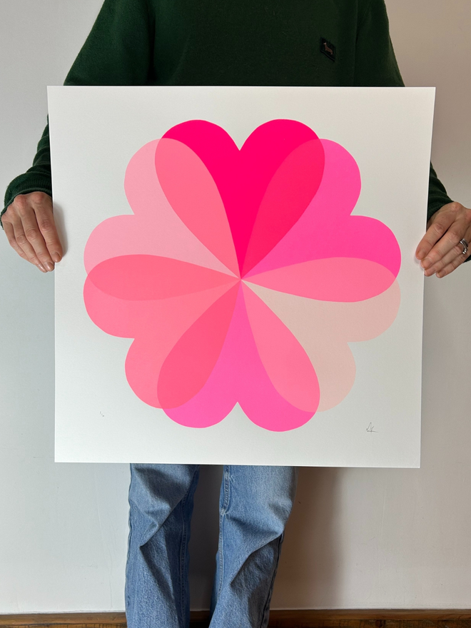 Flower screenprint