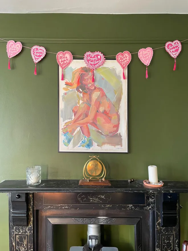 Galentine's Heart Banner