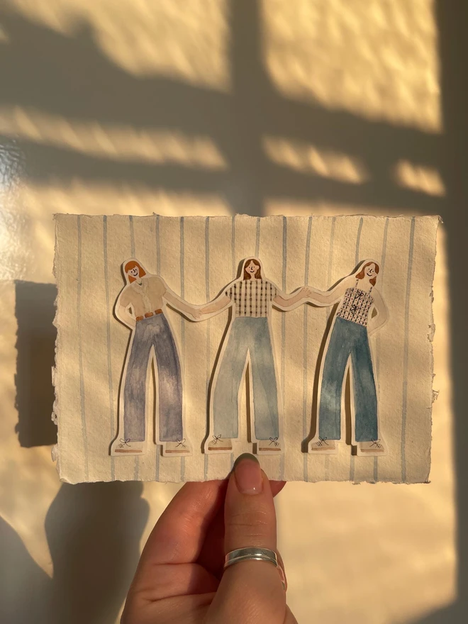 Three Person Custom Portrait