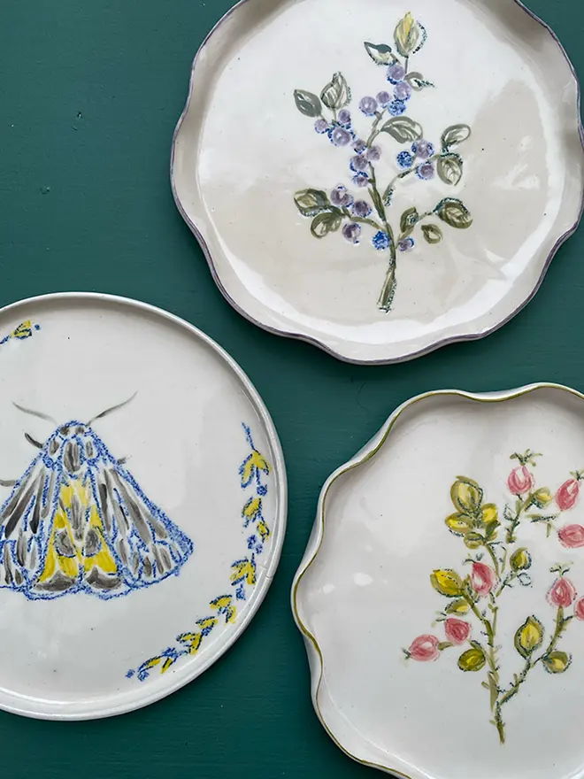Mara Wanda floral plates