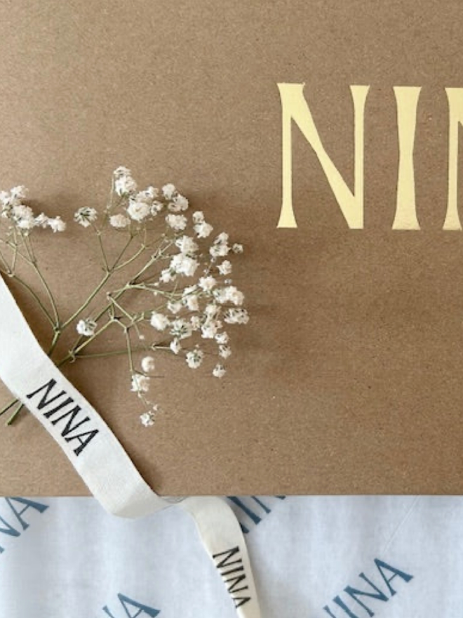 Gift Box. A closed NINA gift box.