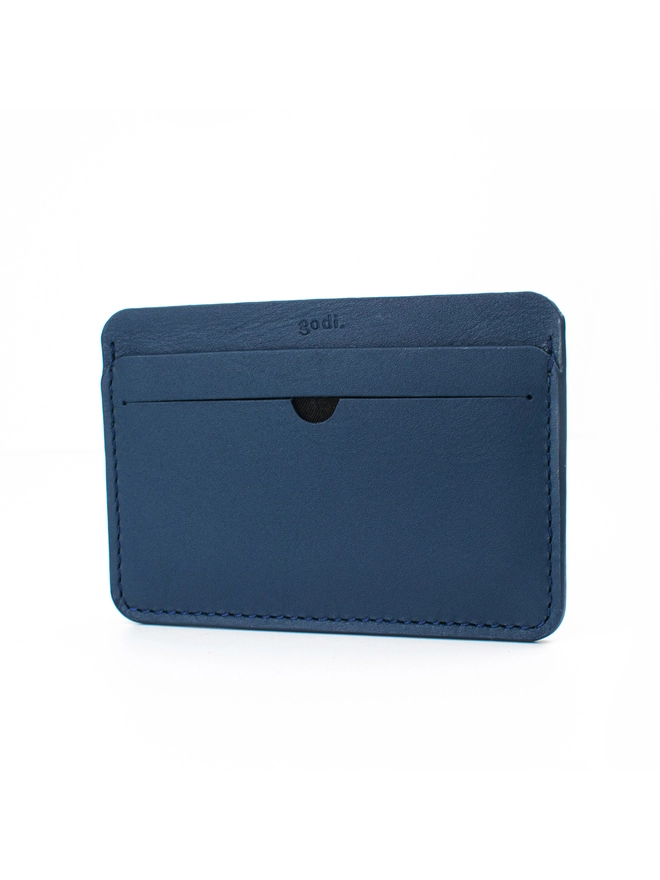 photo of the front of the navy cardholder