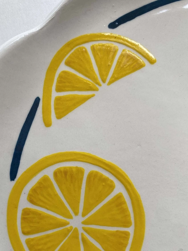 'Prawn & Lemon' Plate