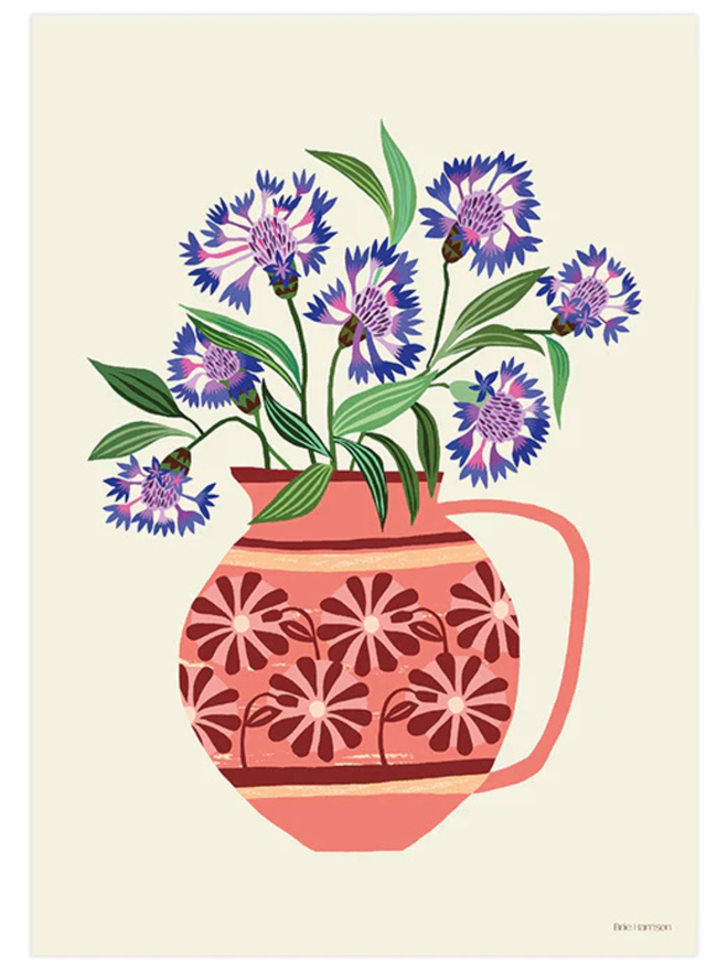 brie harrison cornflowers print