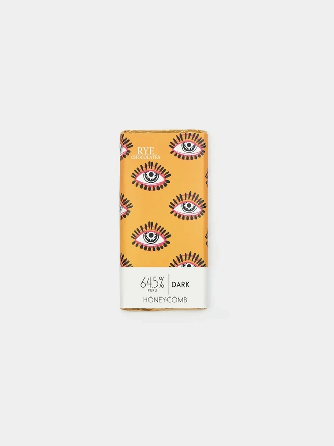 Honeycomb Dark Chocolate Bar - 64.5% Peruvian