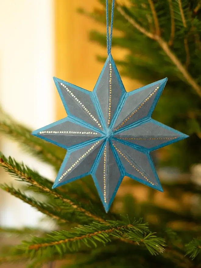 Midnight Star Screen-Printed Board Decoration