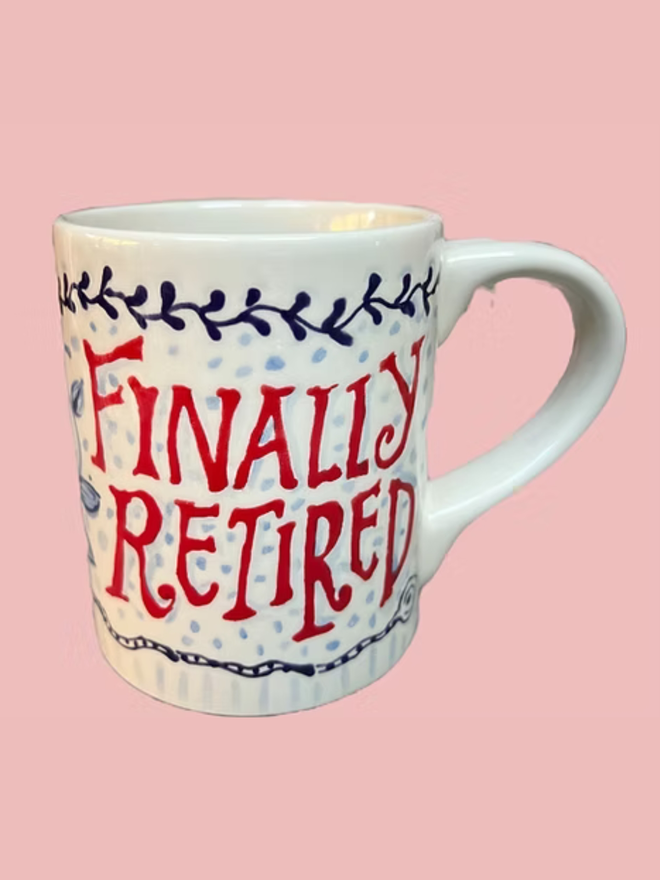 Finally Retired Mug