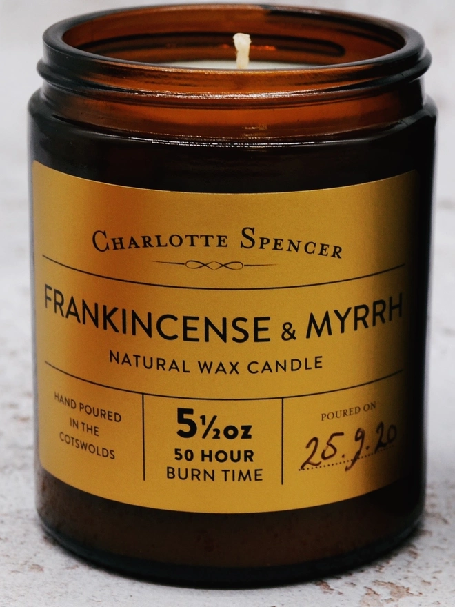 Frankincense & Myrrh Candle 