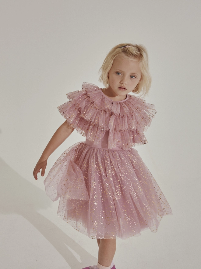 rose sparkle cape