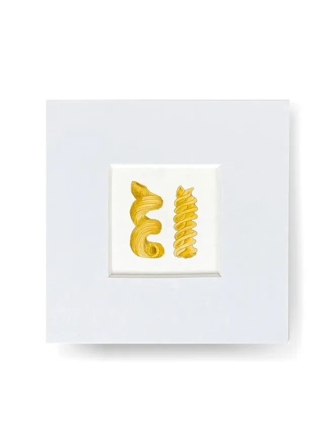 Spirelli & Fusilli Pasta Fish Tiny Print