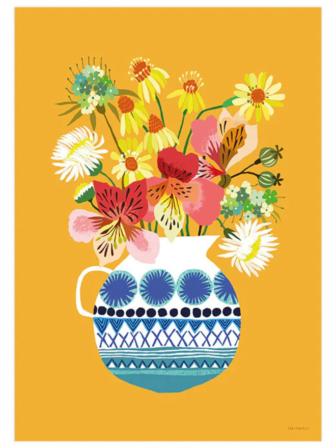brie harrison festival flowers print