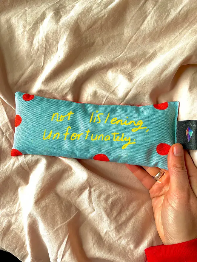 Not listening, unfortunately