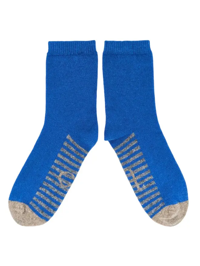 Women's Organic Cotten Striped Arch Ankle Socks, a pair of arch ankle socks sitting on a plain white surface. 