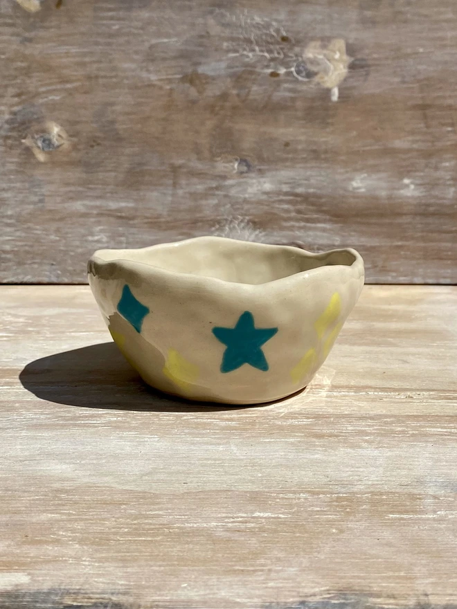 starry sky ceramic pot - angle