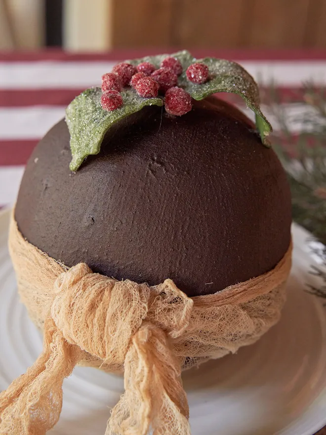 Christmas pudding decoration