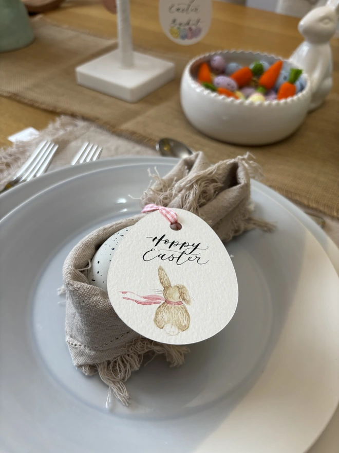 Hoppy Easter Gift Tag