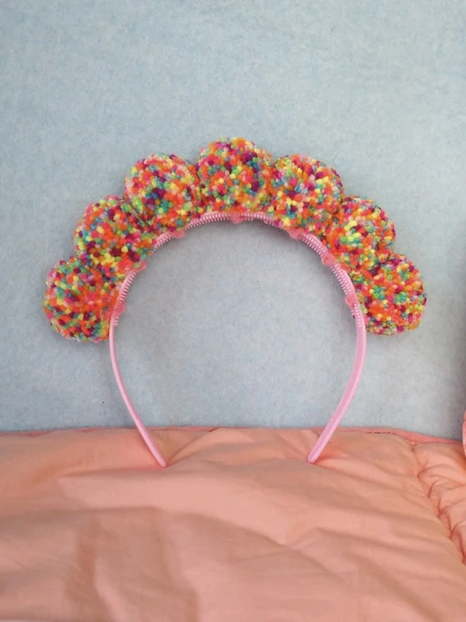 Confetti Pom Pom Headband