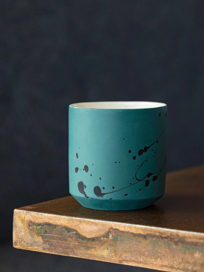 Dark green neptune tumbler