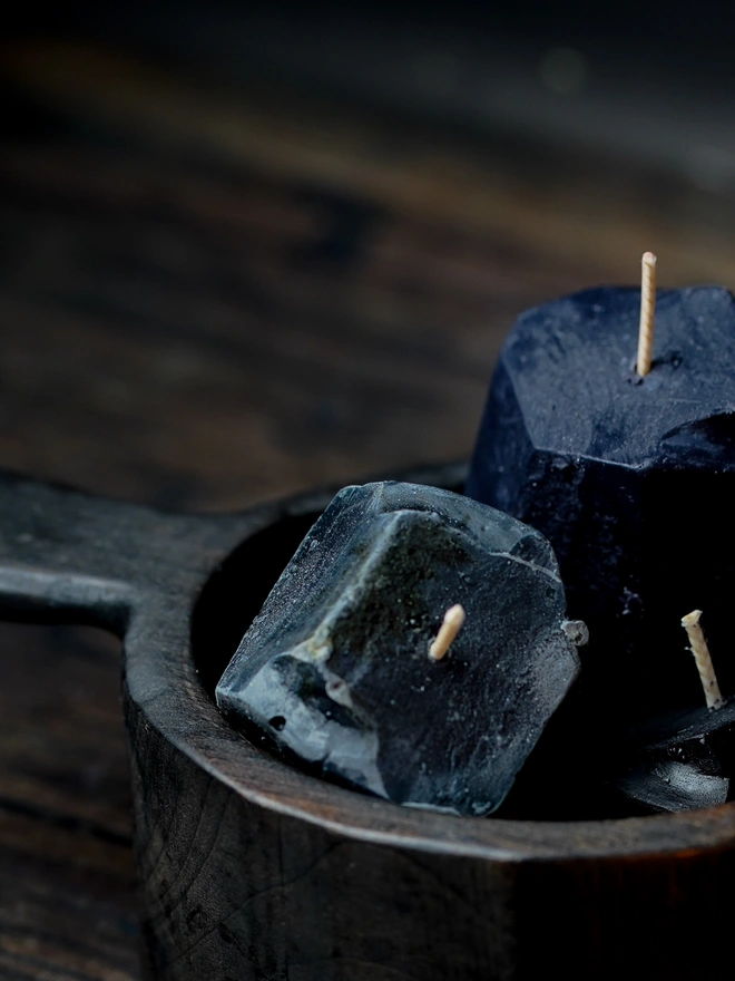The Christmas Coal Candle