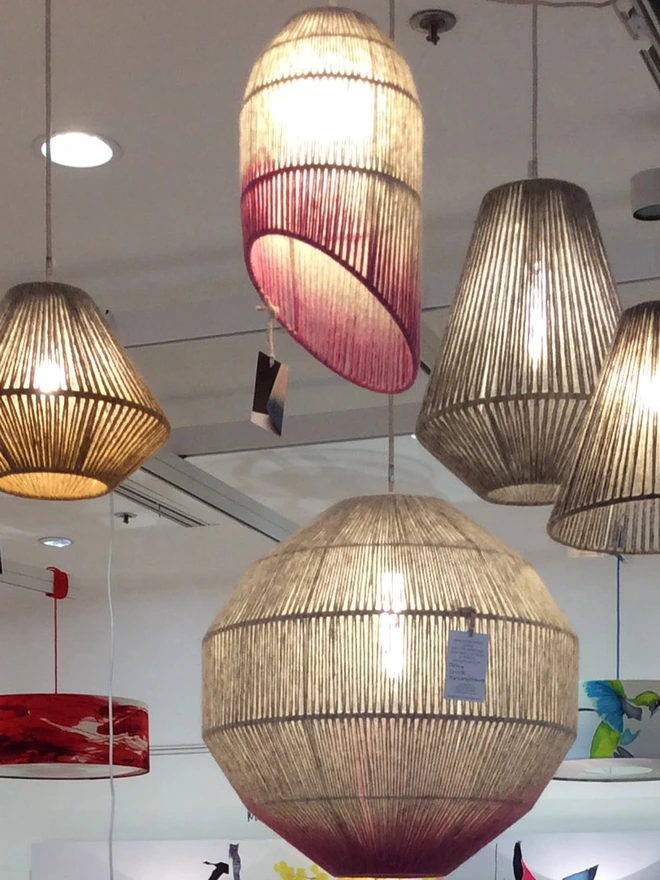 Small Seed pendant lampshade group