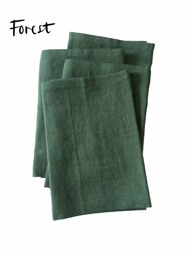 Forest napkins x4