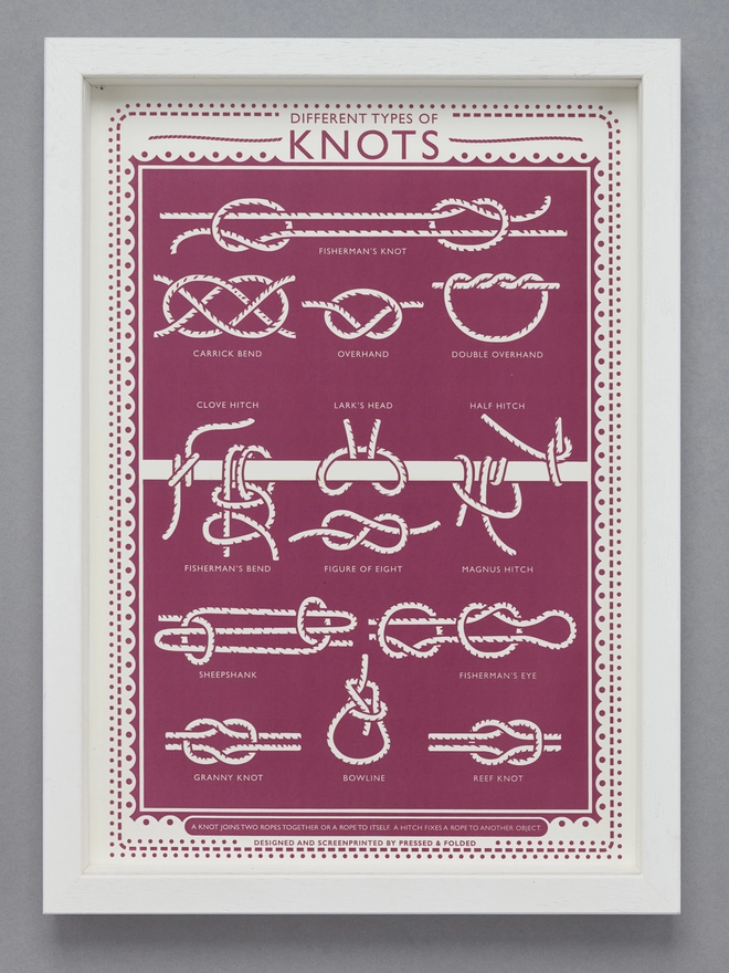 knots screenprint