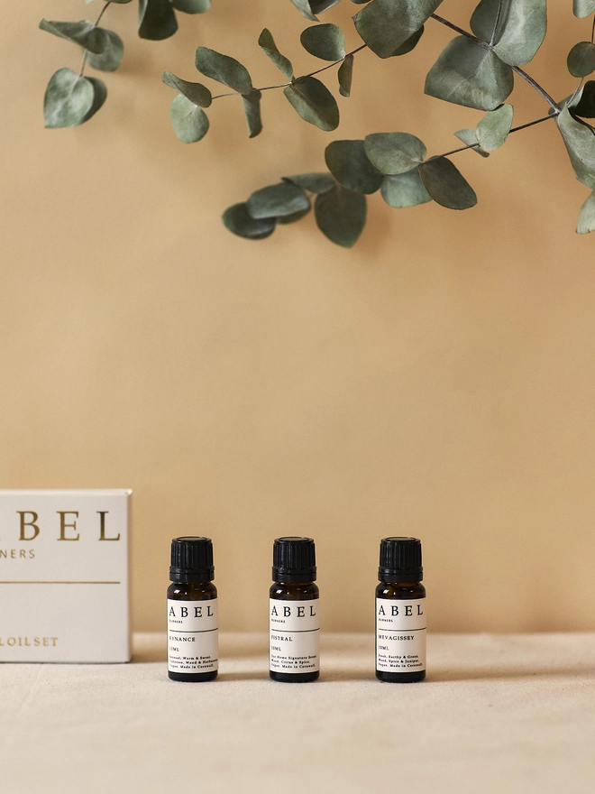 Cornwall Fragrance Oils (Set Of 3 10ml Bottles)