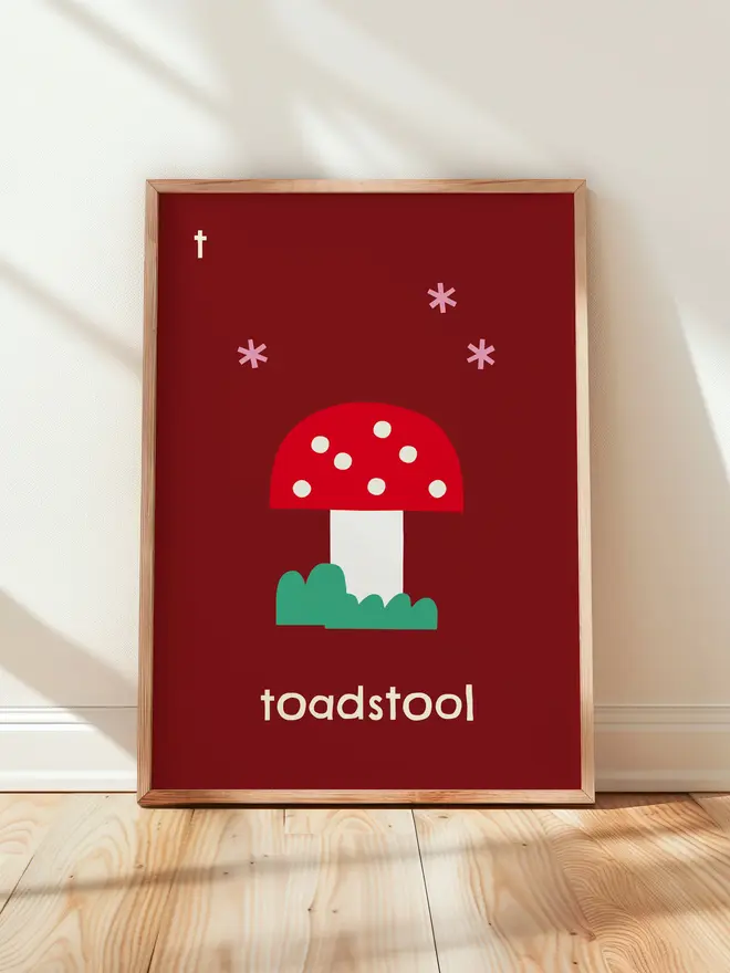 'Toadstool' Print
