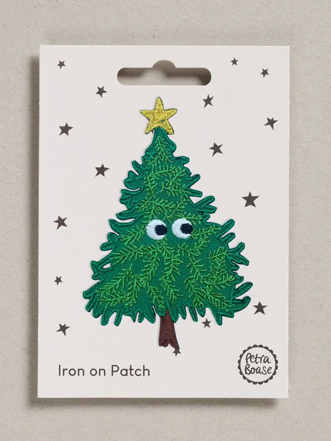 Christmas Tree Iron On Patch