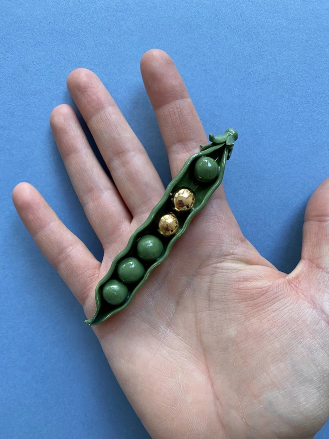 Two Gold Peas in a Pod