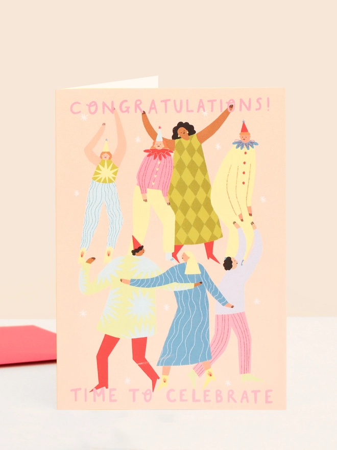 'Congratulations, Time To Celebrate' Card