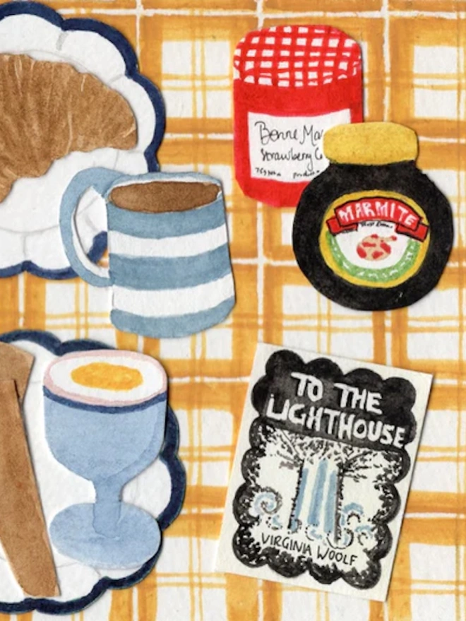 Tulips & Woolf Greetings Card