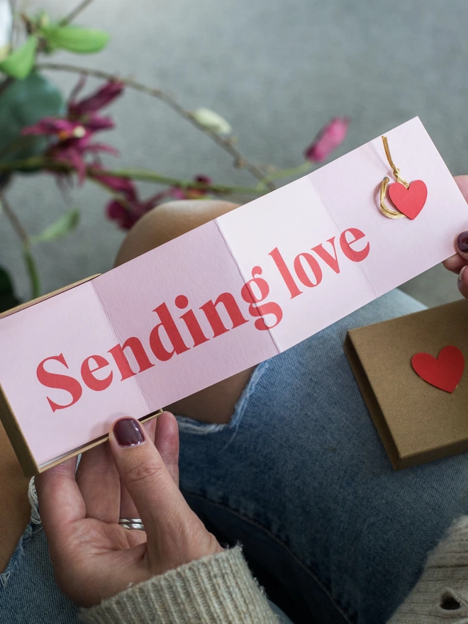 Sending Love card