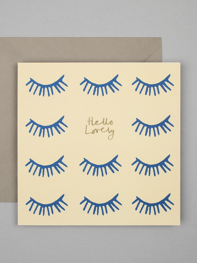 'Hello Lovely' Greetings Card