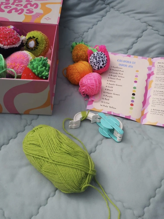 Fruit Salad Pom Pom DIY Kit