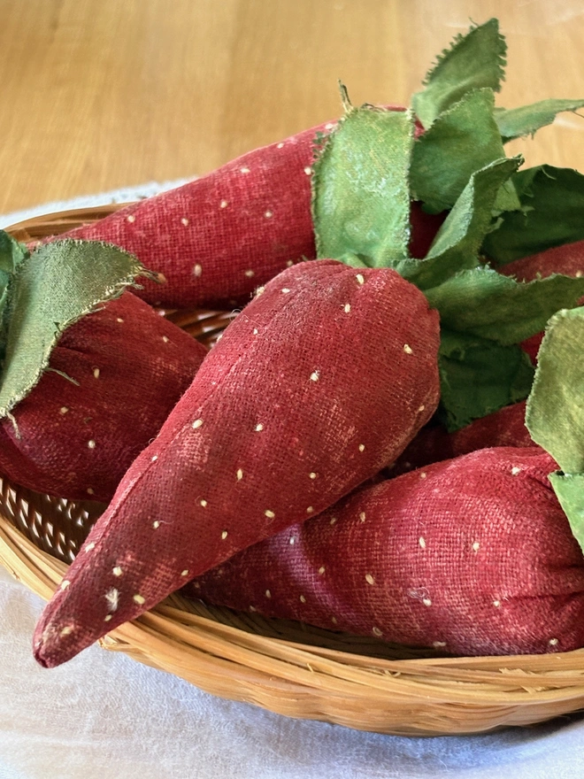 Faux strawberries