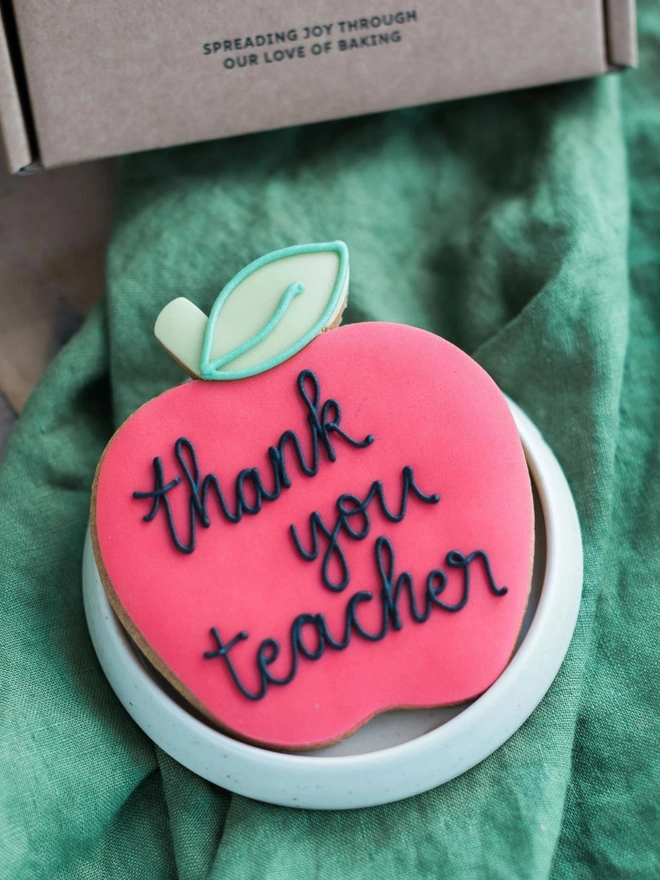 Thank You Teacher Apple Biscuit