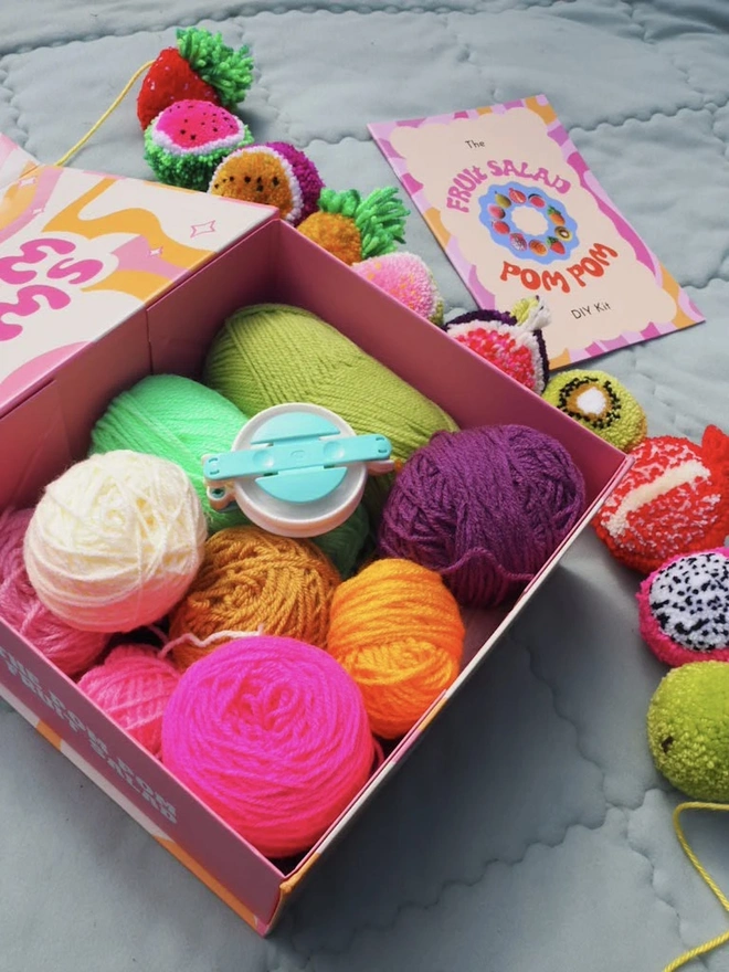 Fruit Salad Pom Pom DIY Kit
