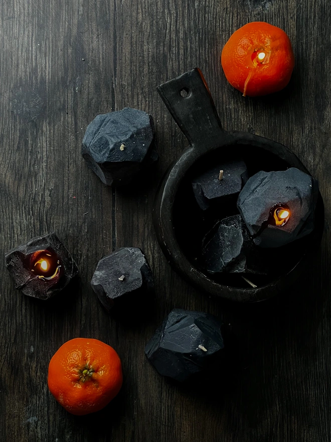Coal & Citrus Candles