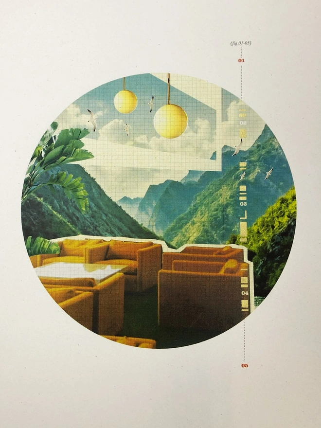Dreamscape #03 screenprint