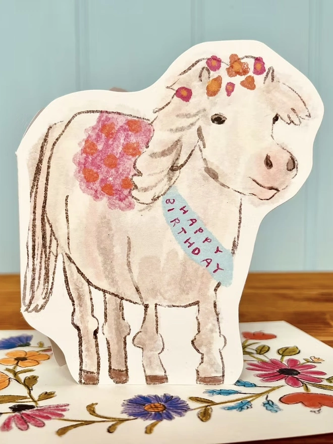 Birthday Pony Card