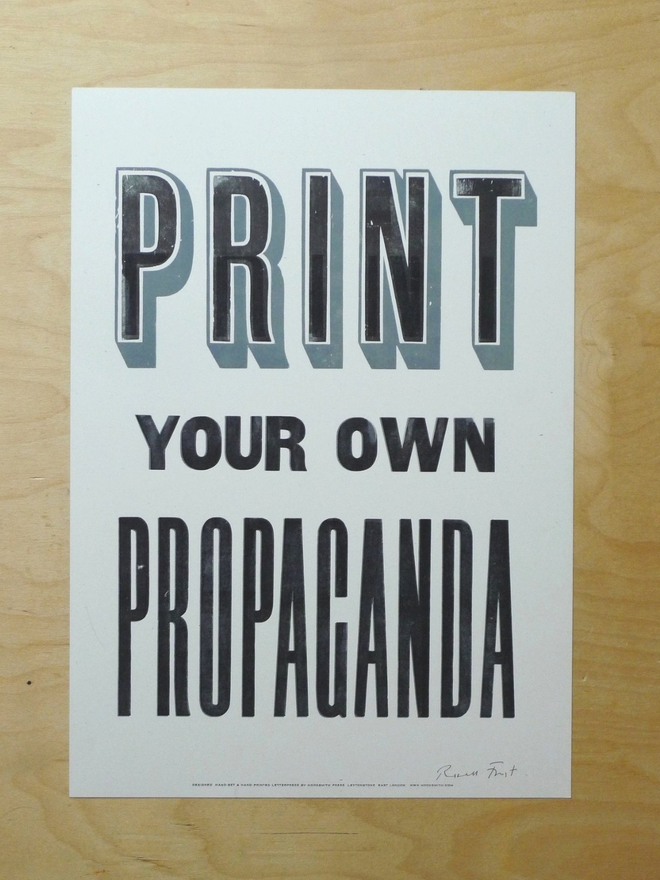 Print your own propoganda print