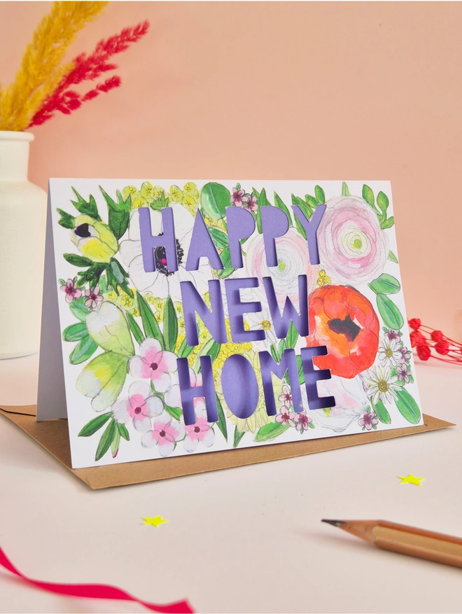 Happy New Home card