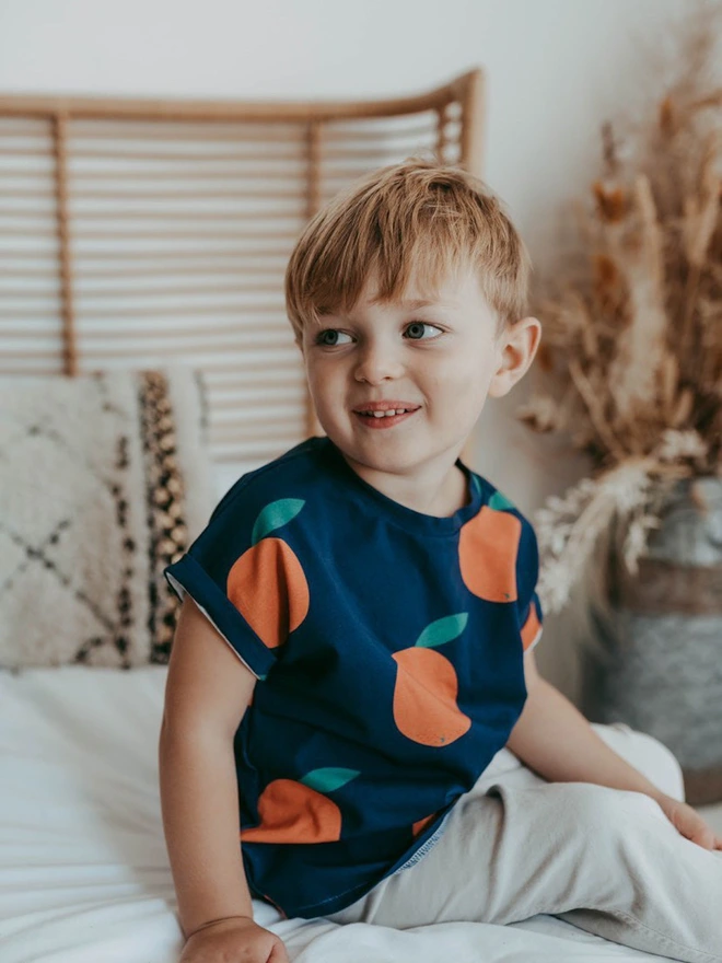 Clementine Organic Cuff T-shirt