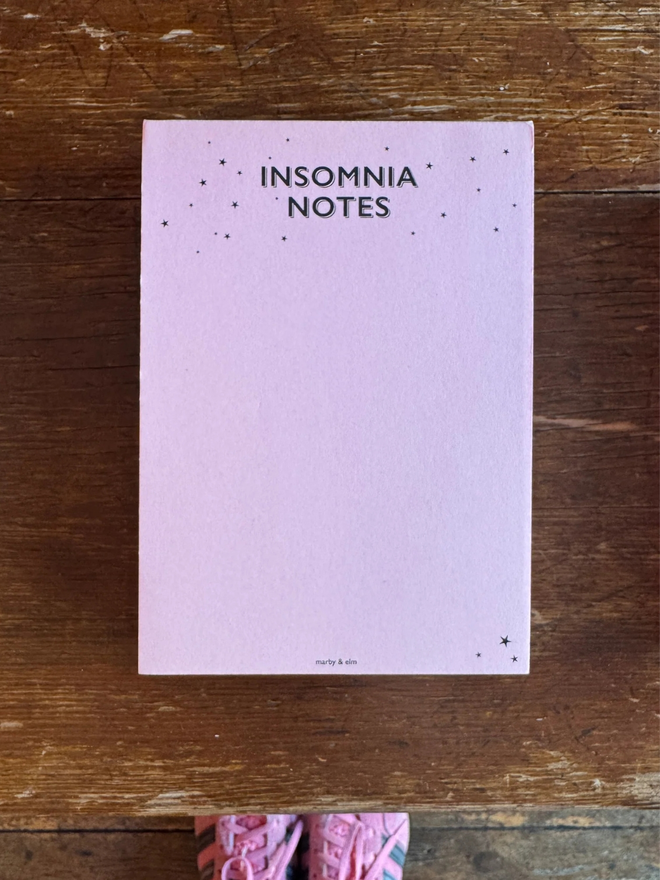 Insomnia notes notepad