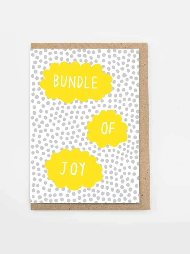 bundle of joy new baby card