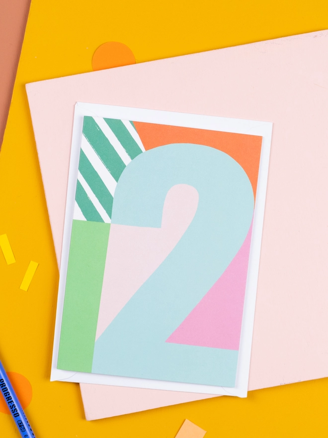 2nd birthday card